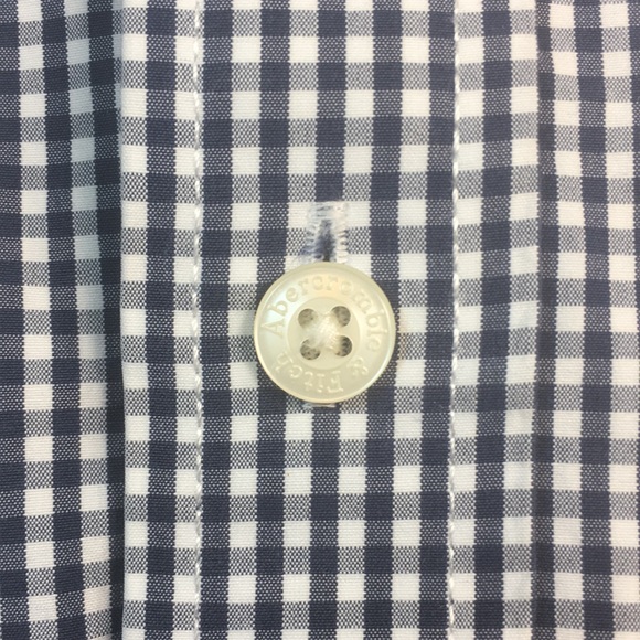 💙🔥ABERCROMBIE&FITCH SHORT-SLEEVE BUTTON-UP SHIRT - Picture 10 of 16